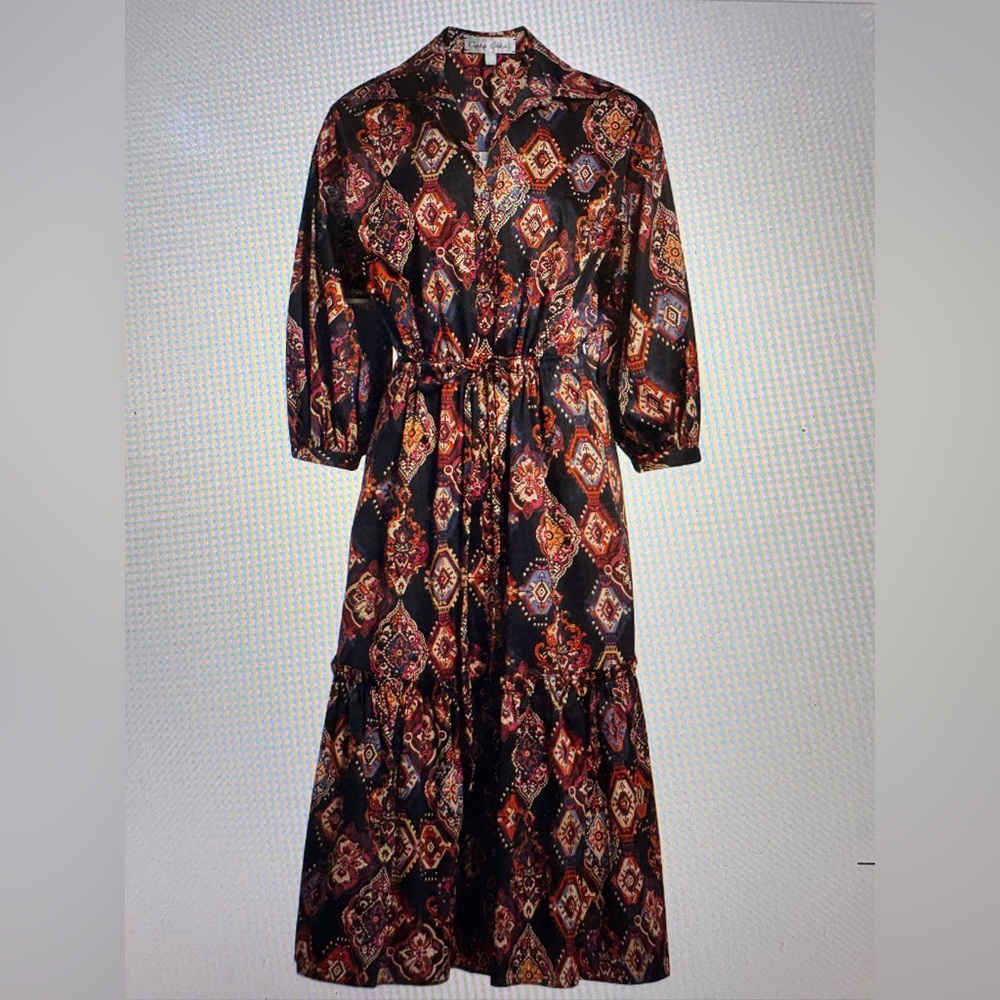 Cara Cara Hutton Cotton Shirtdress - size M.  NWT